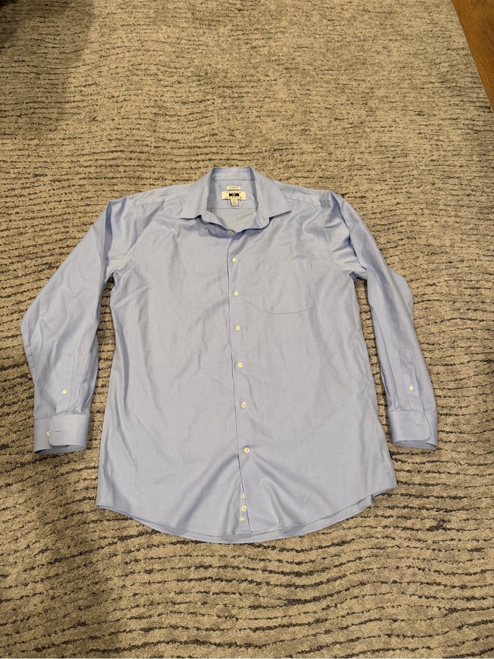 Joseph Abboud Light Blue Men's Dress Shirt - Point Collar